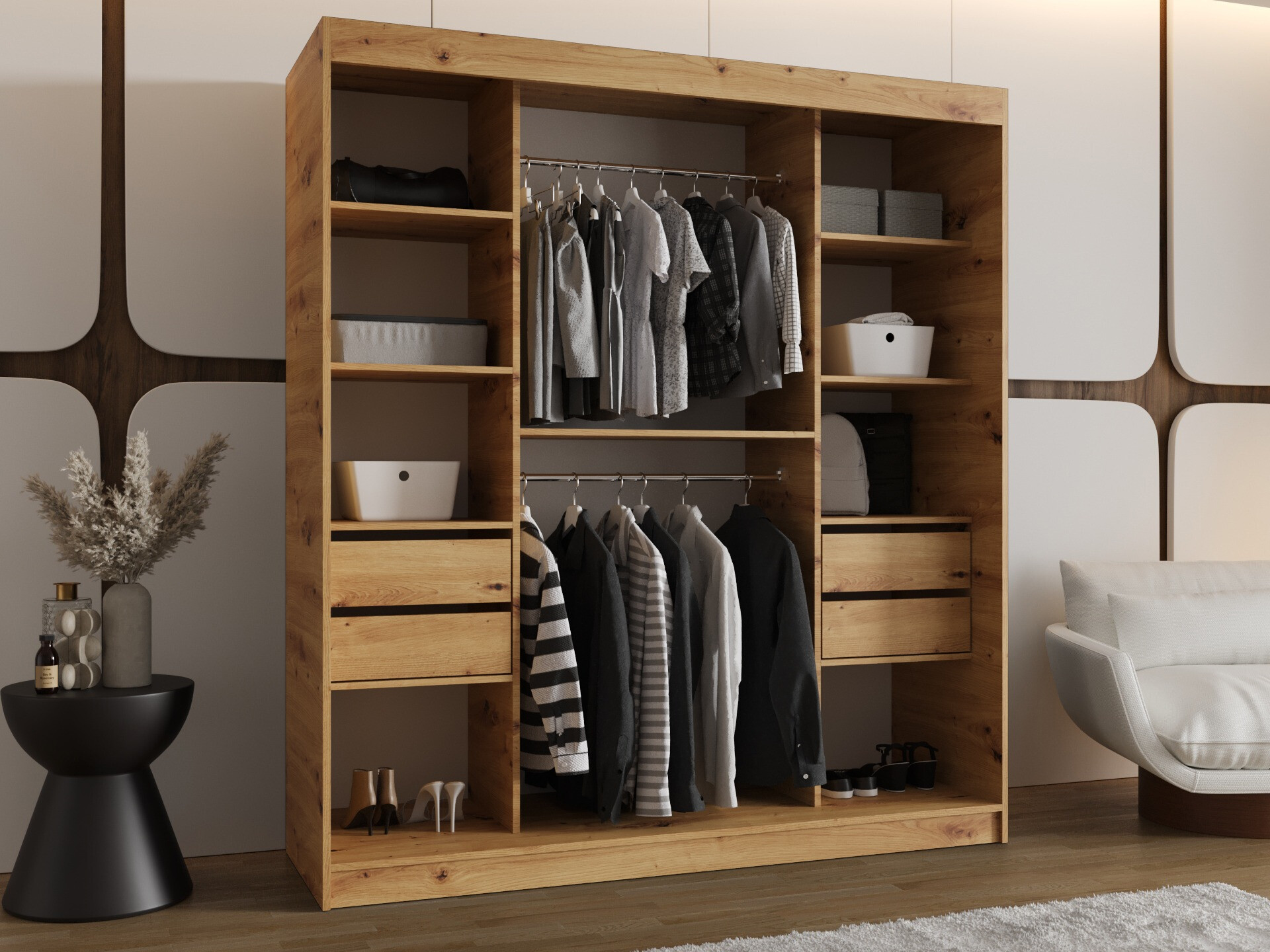 Гардероб Hartford 506 (Artisan дъб)
