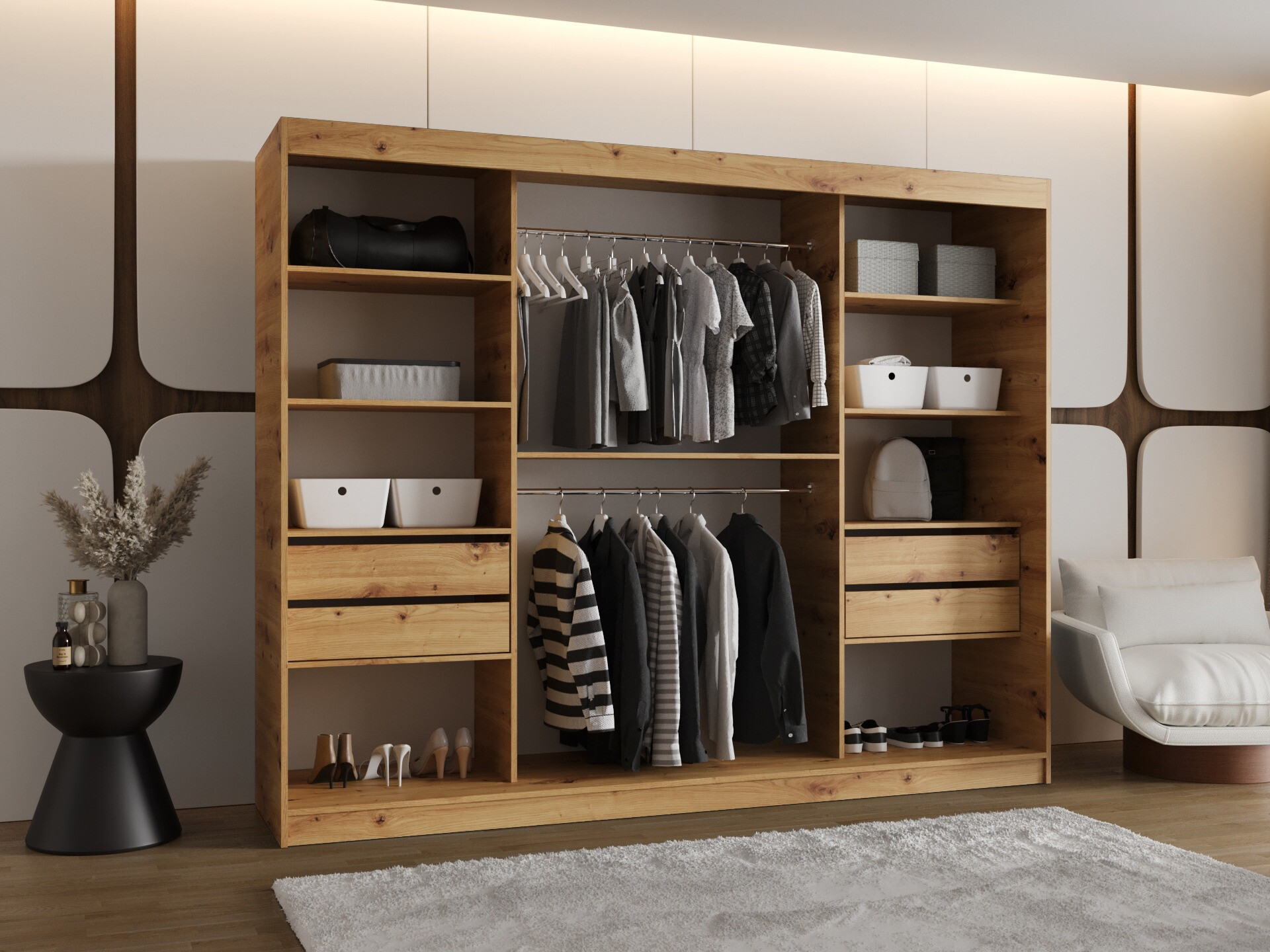 Гардероб Hartford 508 (Artisan дъб)