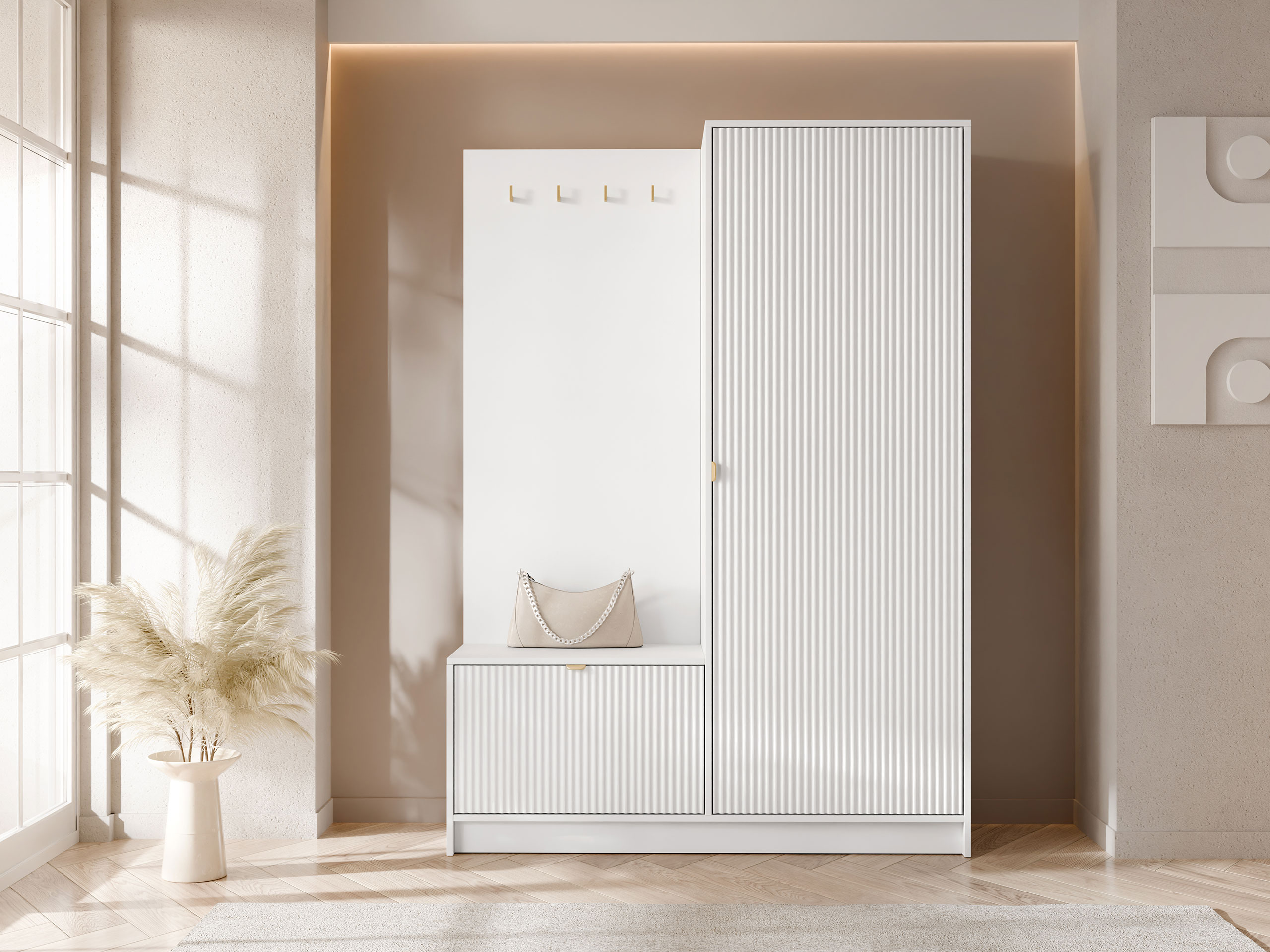 Комплект за антре Comfivo Papilio (Бял)