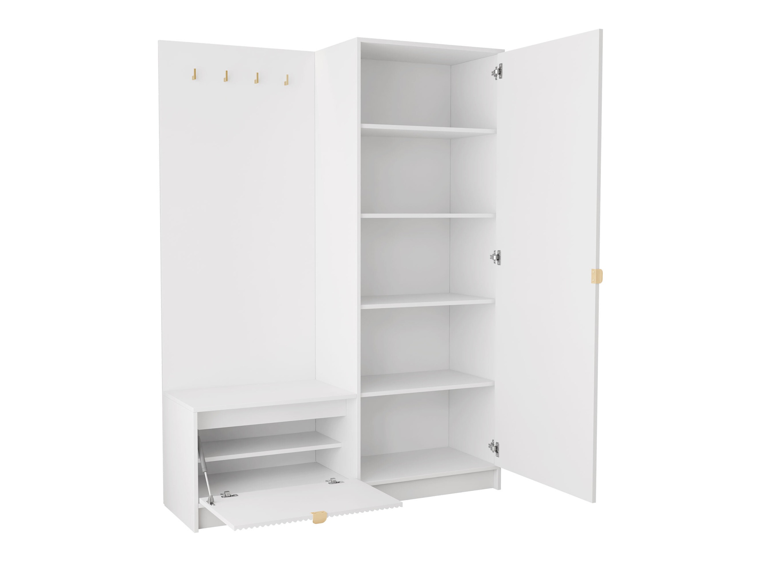 Комплект за антре Comfivo Papilio (Бял)