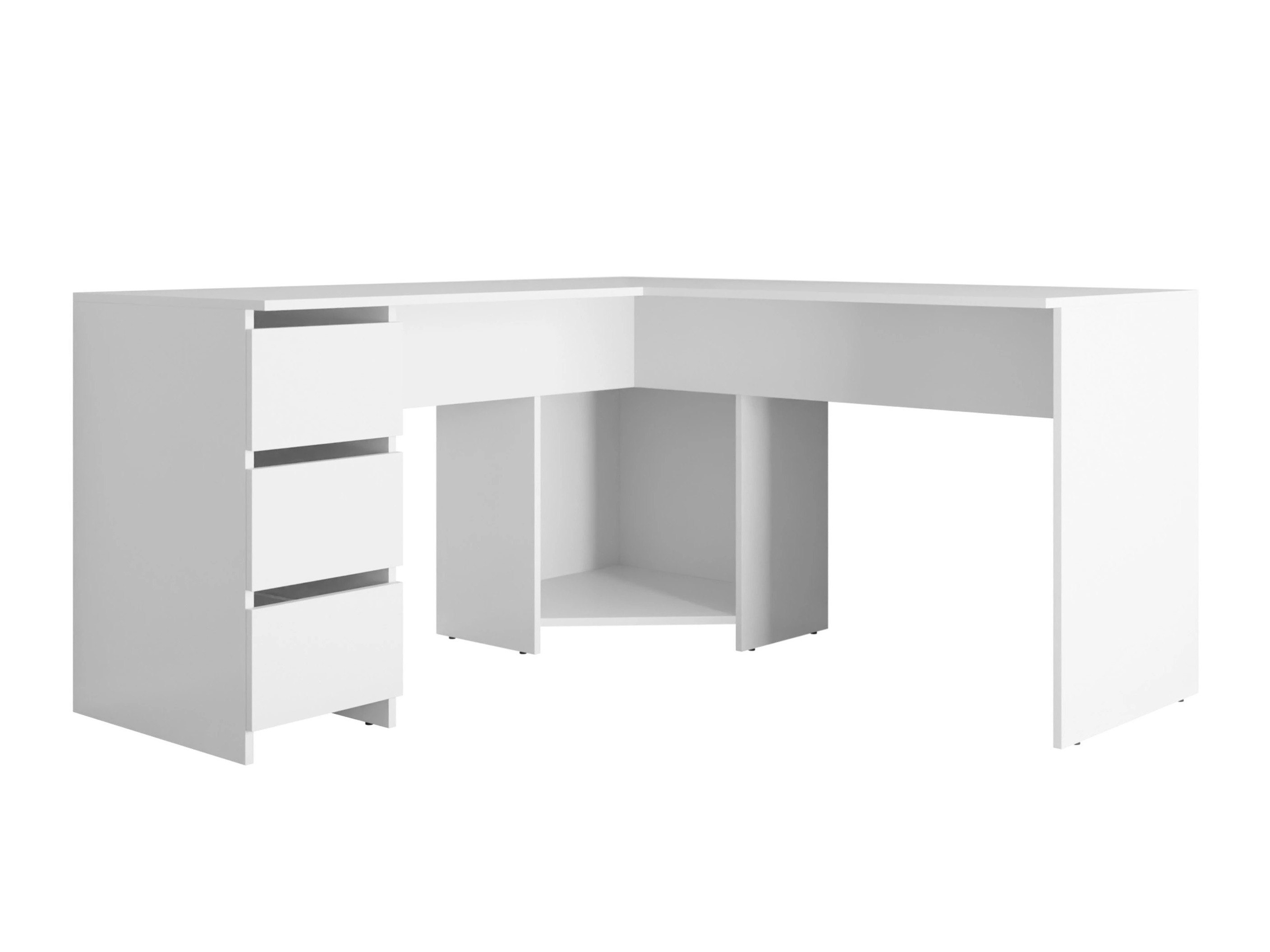 Ъглово офис бюро Comfivo 576 (Бял)