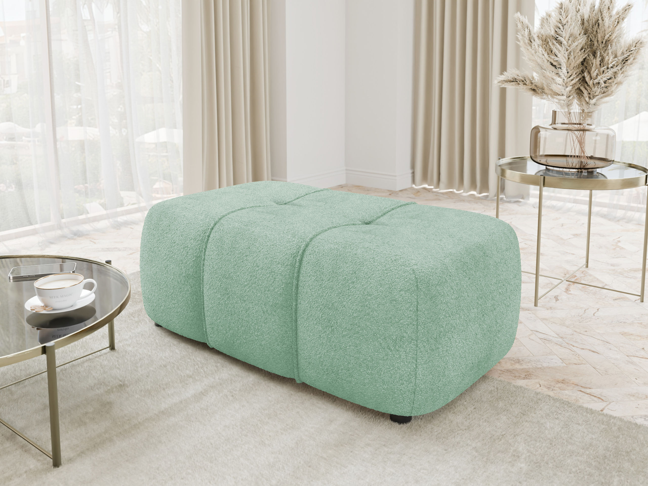 Тапицирана пейка Comfivo Laurus (Coral 55)