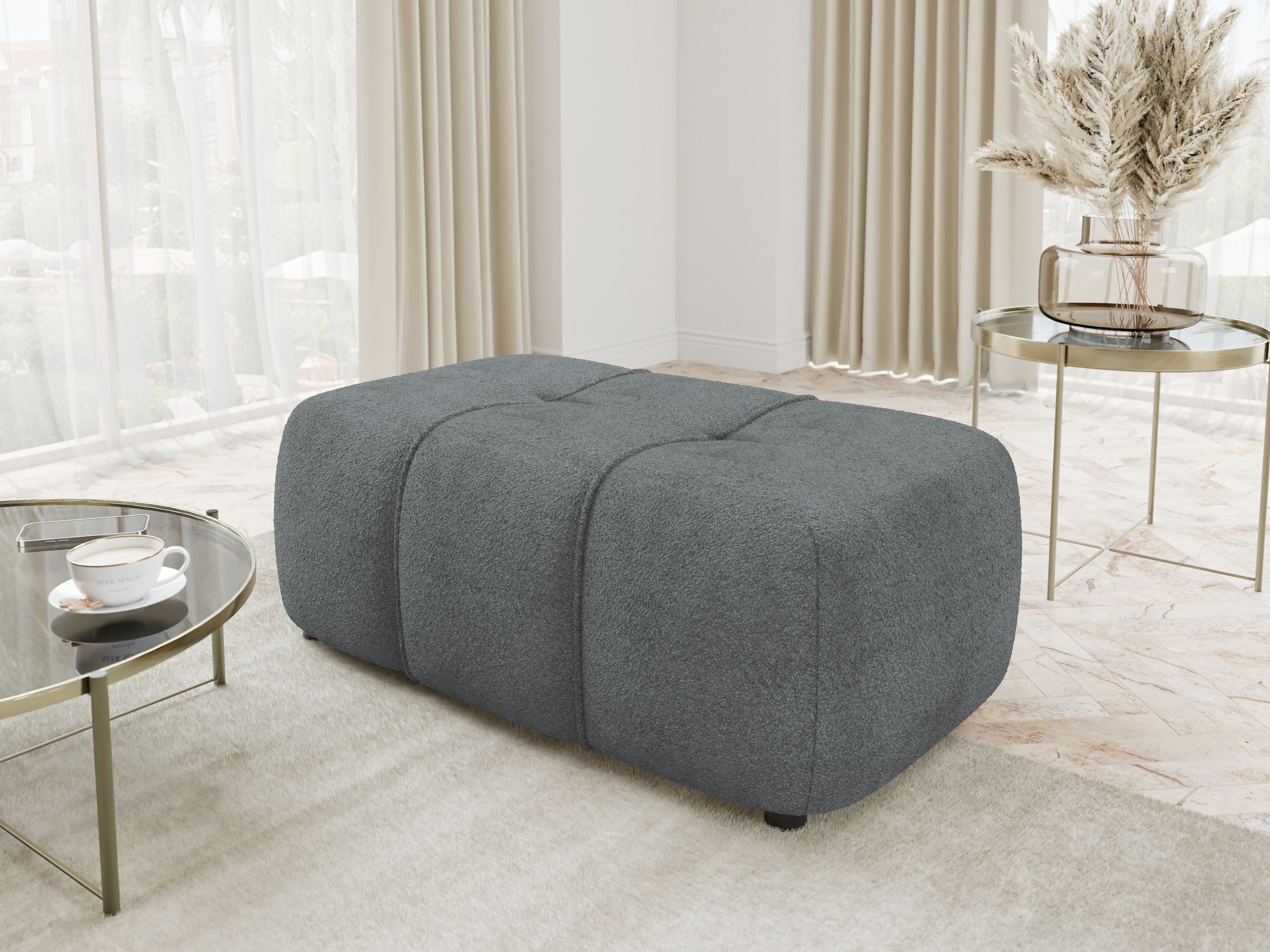 Тапицирана пейка Comfivo Laurus (Coral 80)