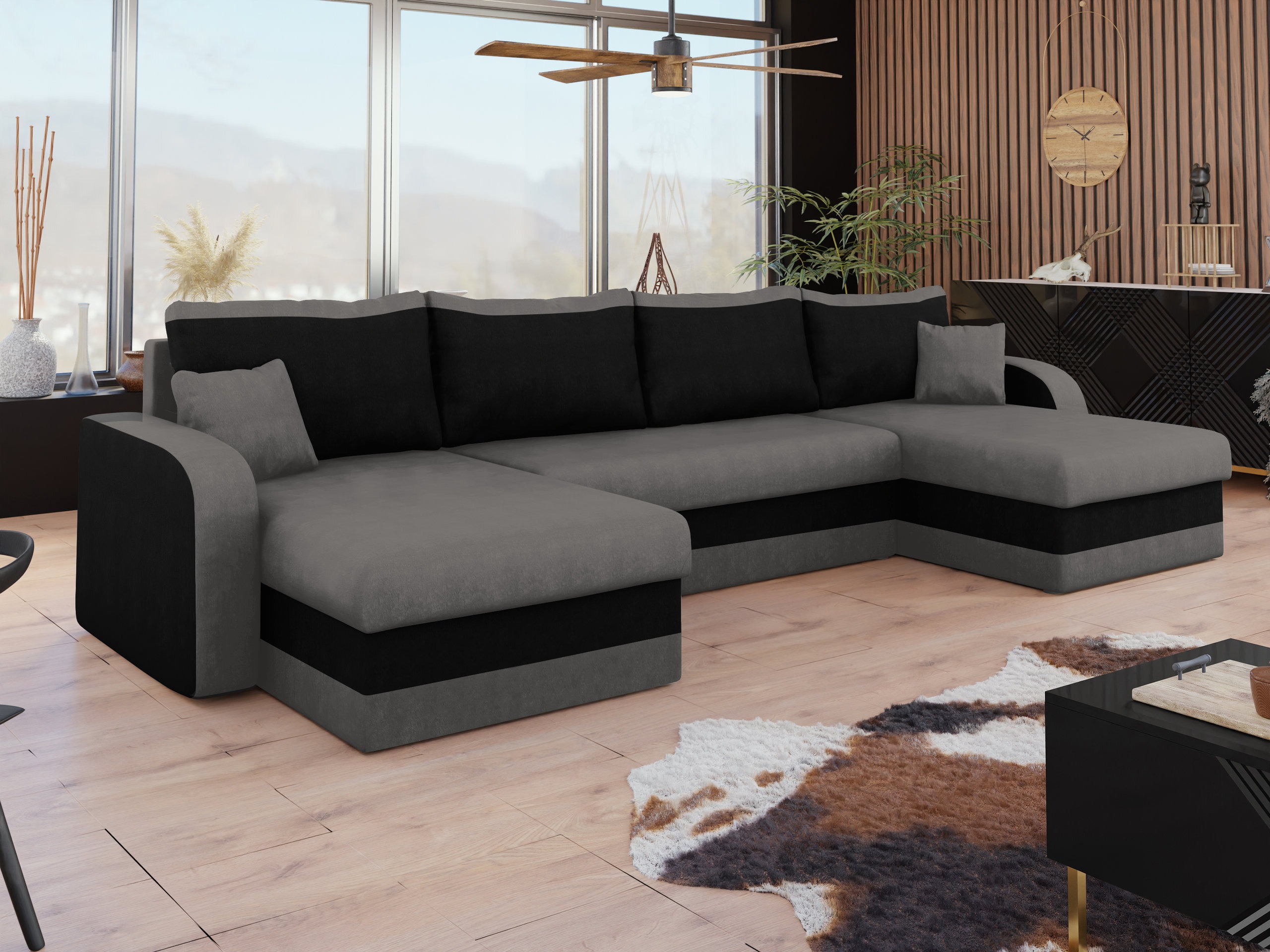 Ъглов диван Comfivo Melissa IV (Alova 36 + Alova 04)