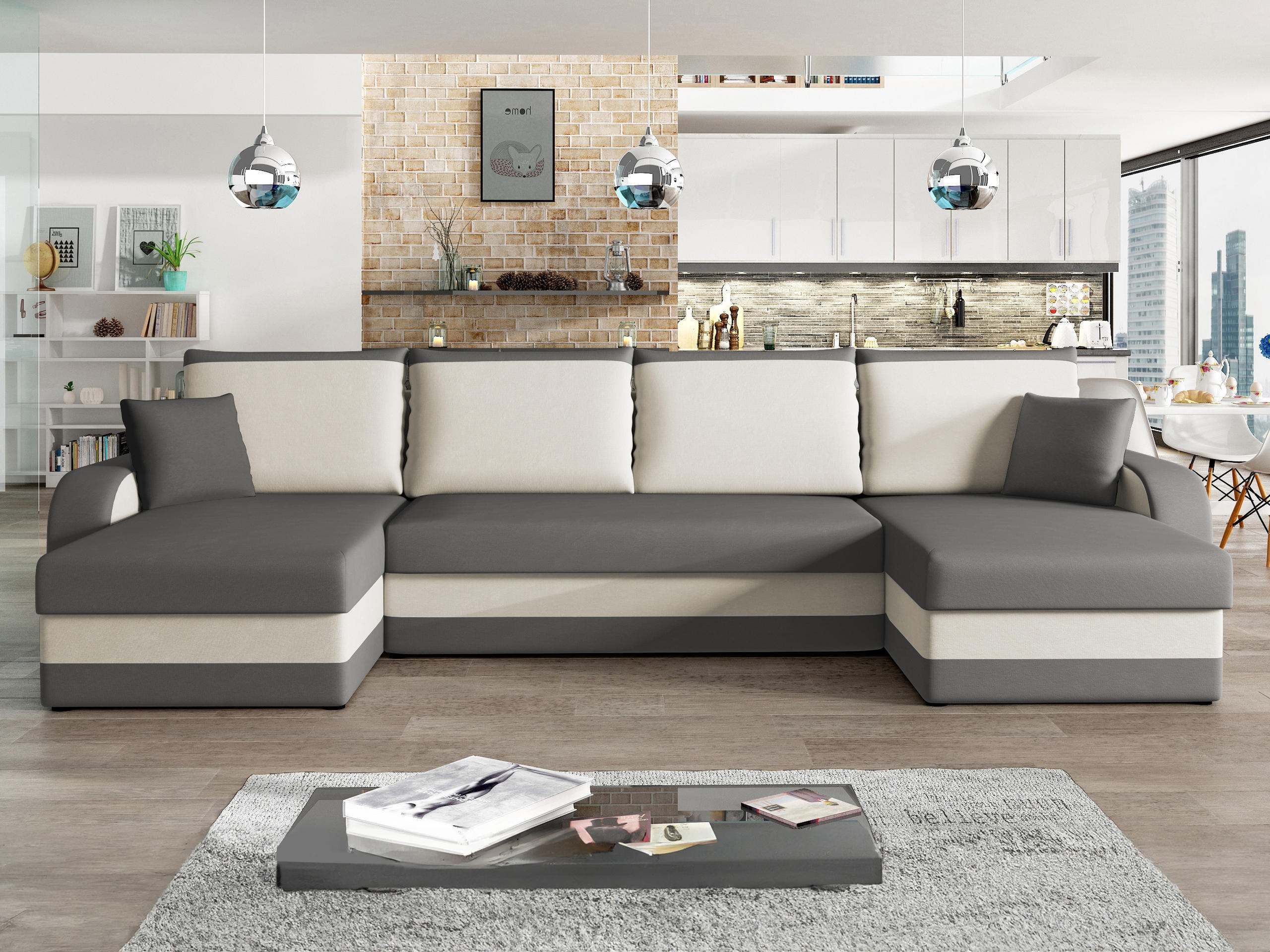 Ъглов диван Comfivo Melissa IV (Alova 36 + Alova 71)