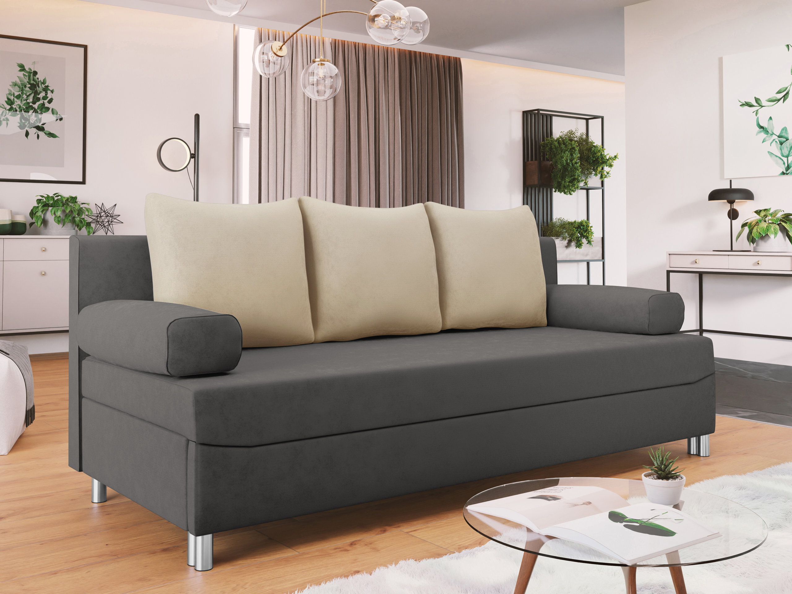 Разтегателен диван Comfivo Artes (Alova 36 + Alova 07)