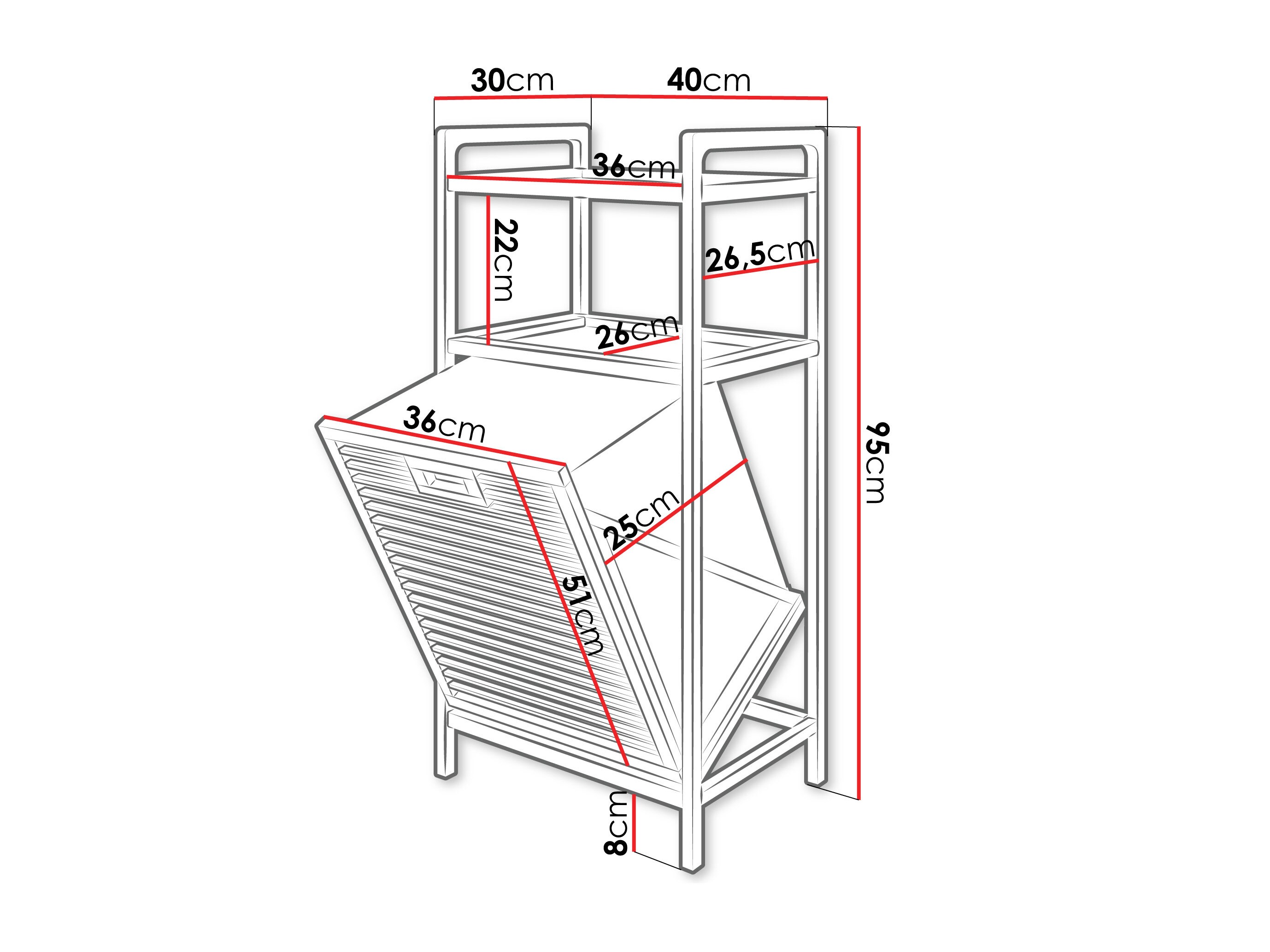 Шкаф за баня Structes
