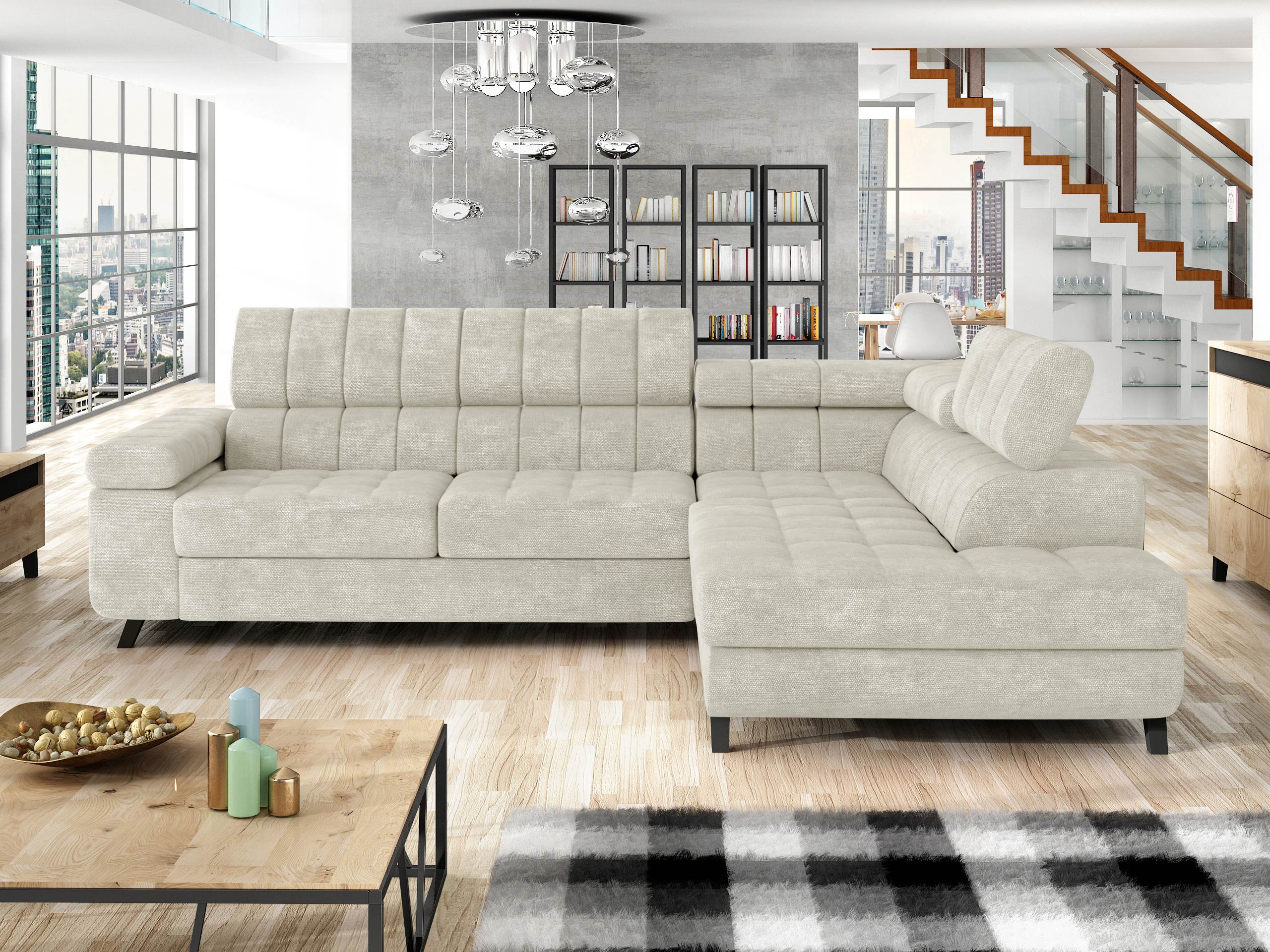 Ъглов диван Comfivo Agnus (Lumo 55)