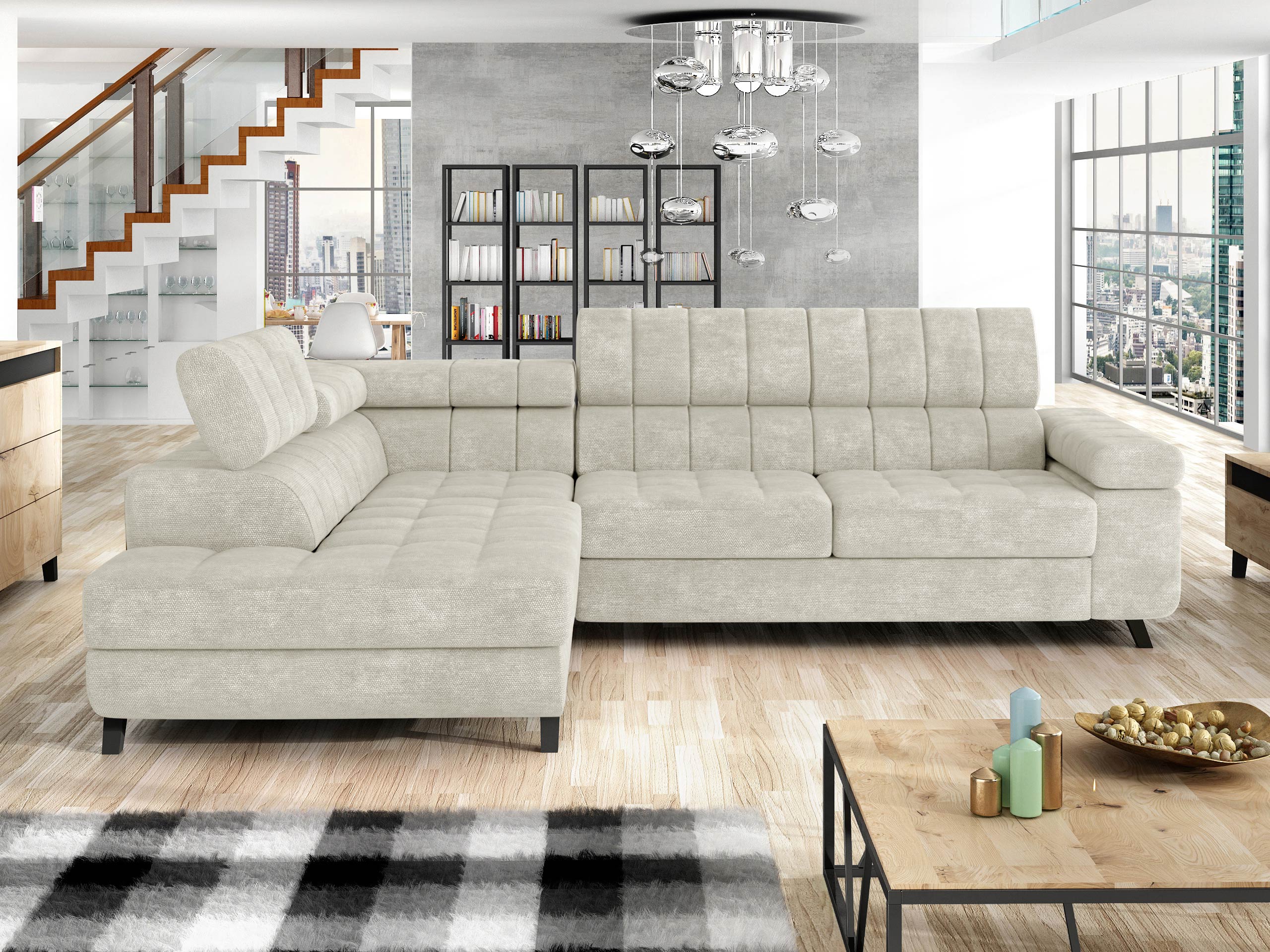 Ъглов диван Comfivo Agnus (Lumo 55)