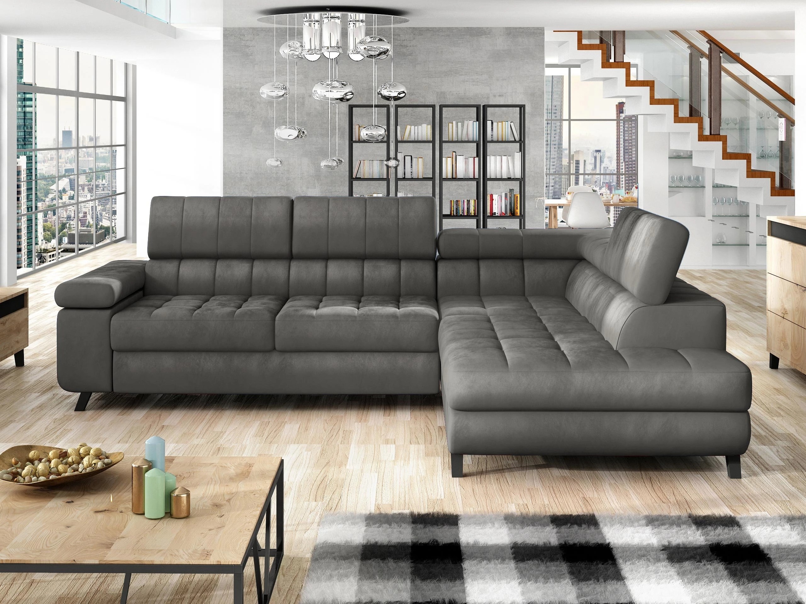 Ъглов диван Comfivo Agnus (Magic Velvet 2217)