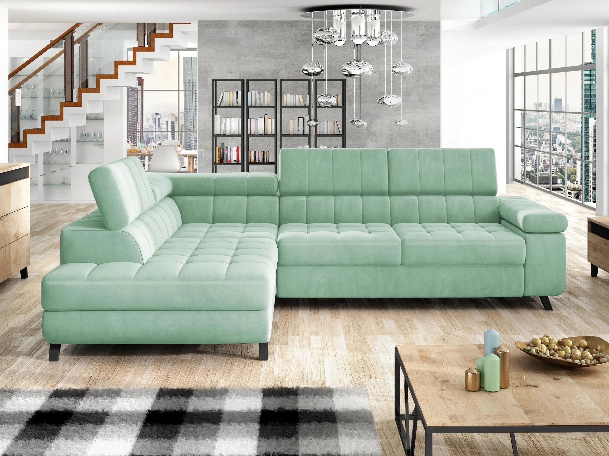 Ъглов диван Comfivo Agnus (Magic Velvet 2227)