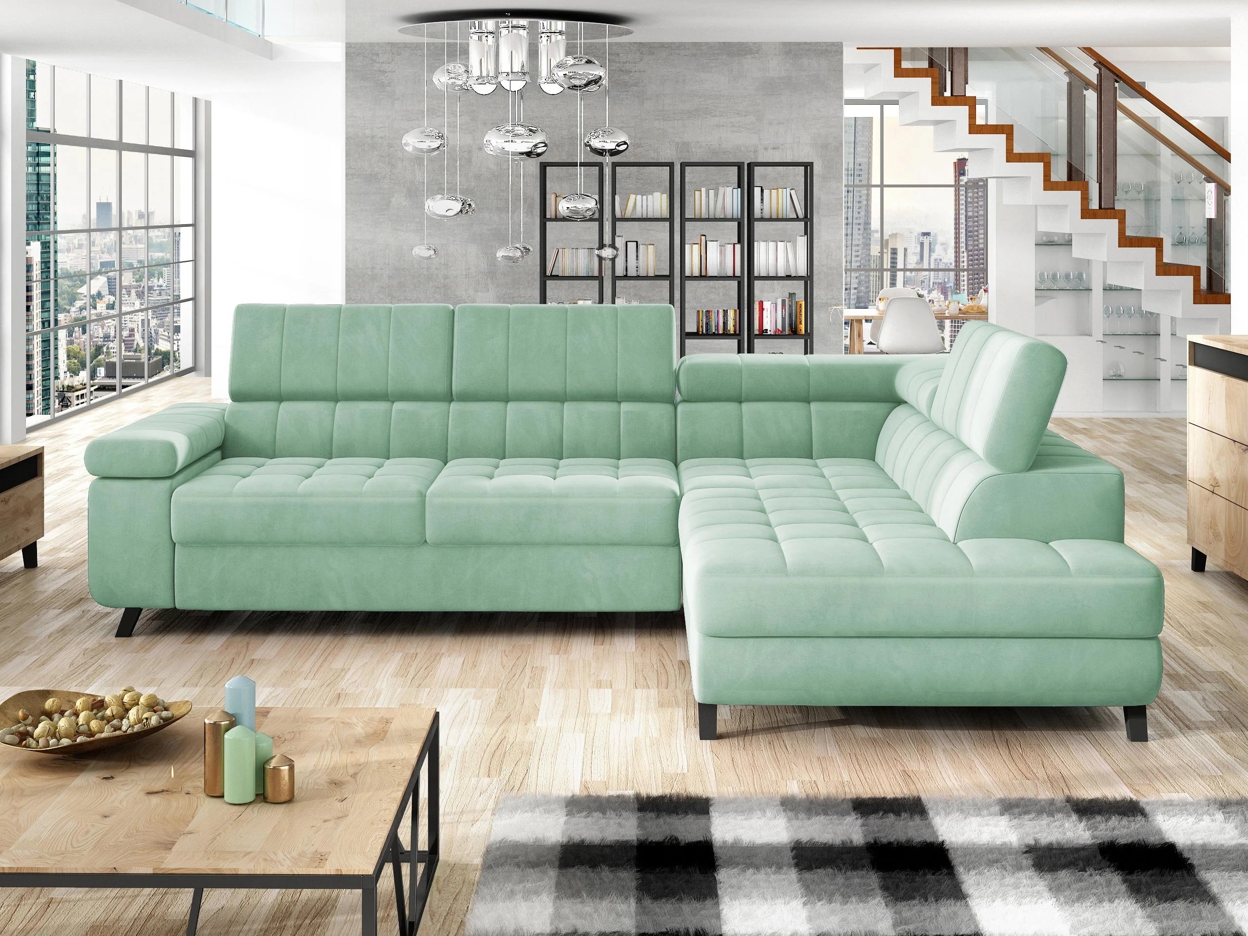 Ъглов диван Comfivo Agnus (Magic Velvet 2227)