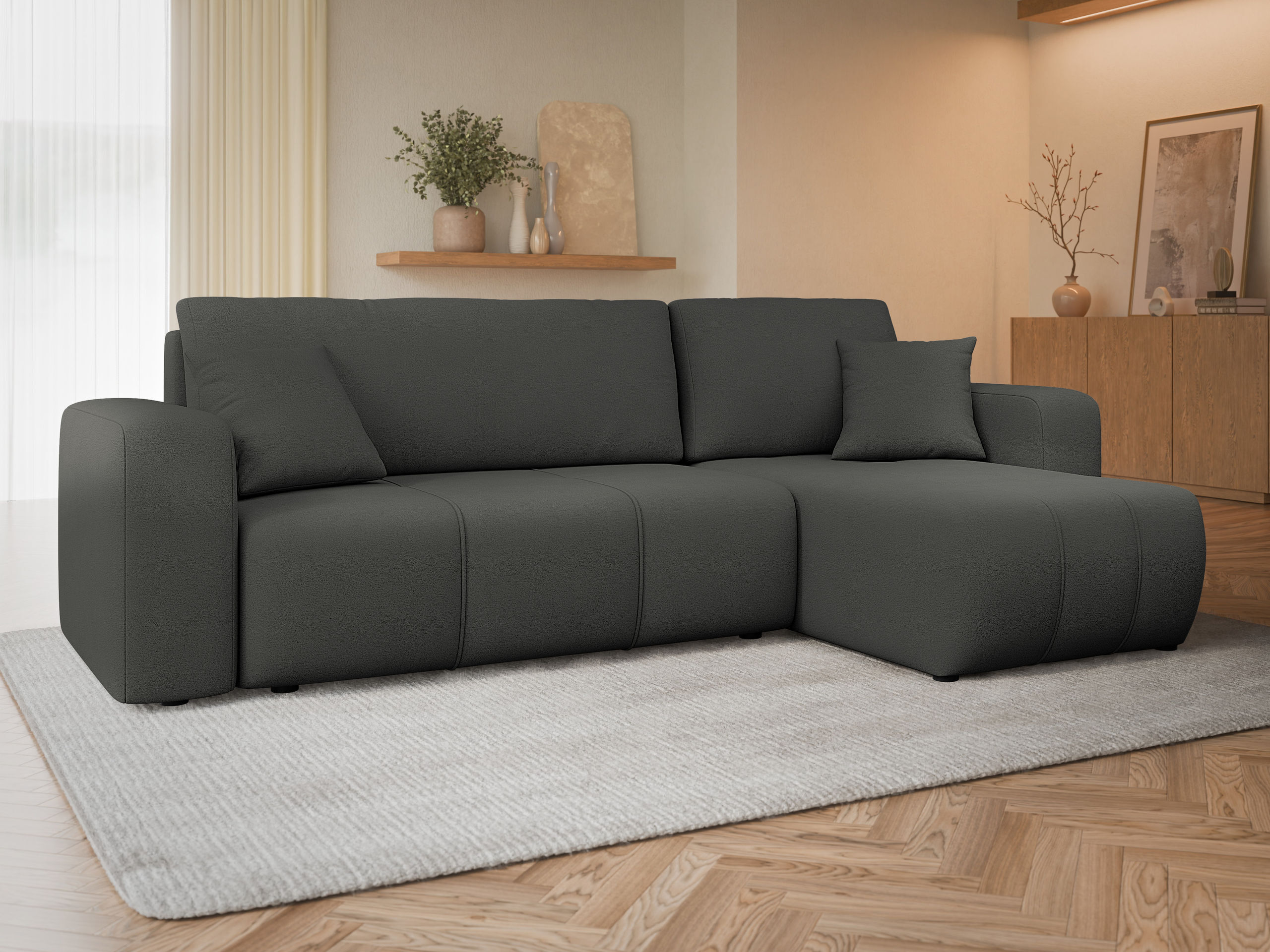 Ъглов диван Comfivo Laurus (Velo 636)