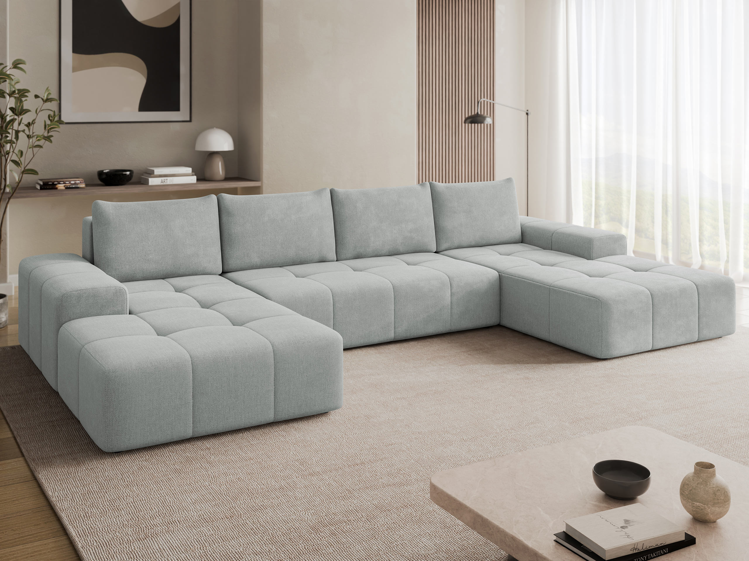 Ъглов диван Comfivo Origor II (Spirit Ash)