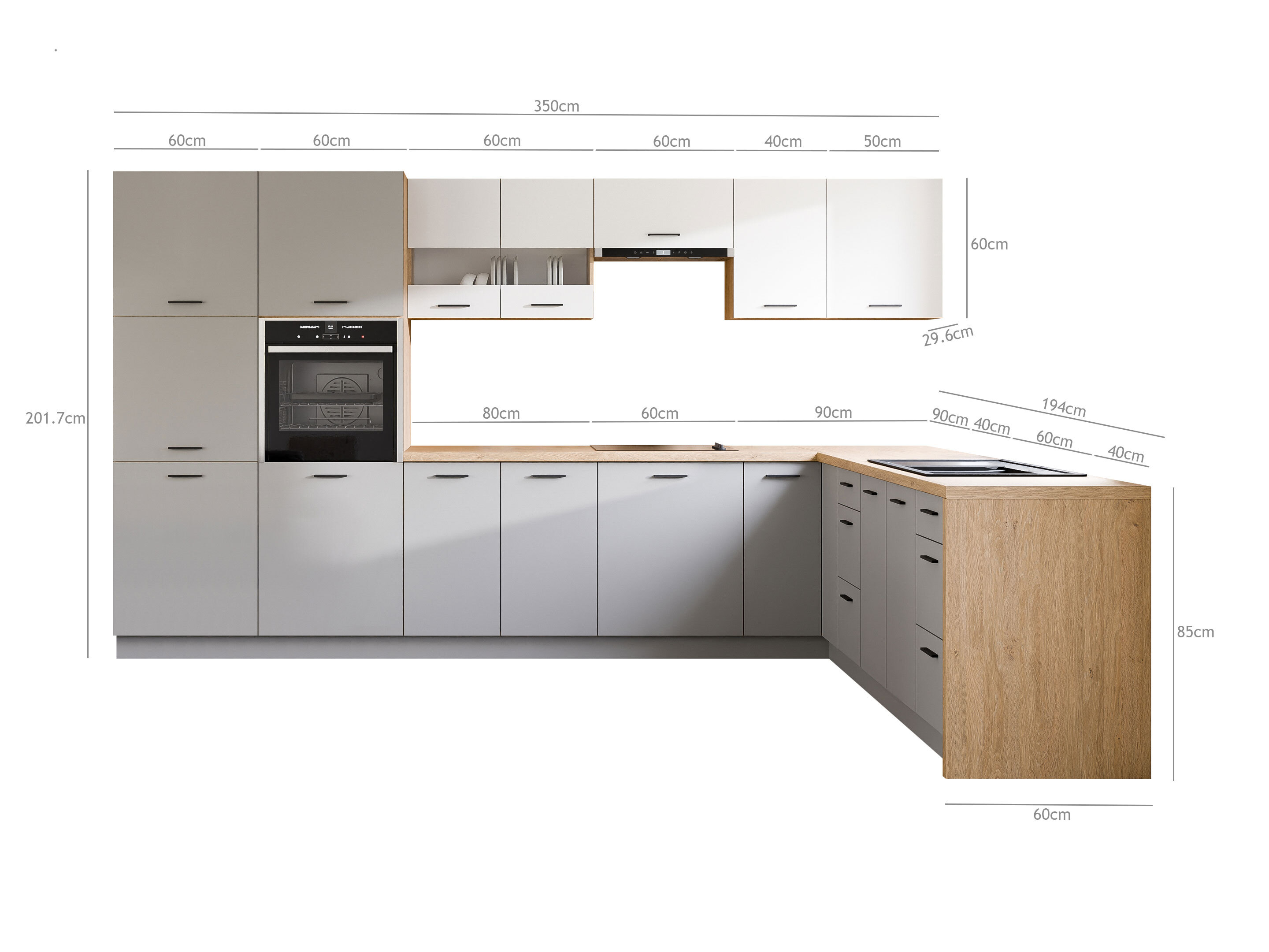 Модулен кухненски комплект Ati Artisan 130