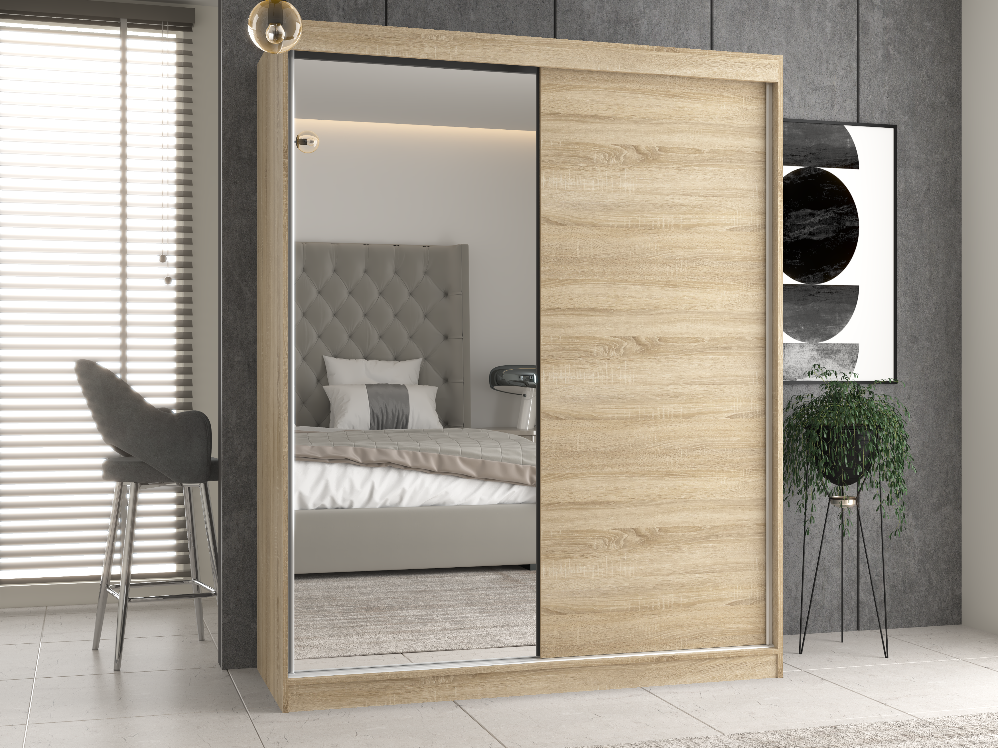 Гардероб Mandeville 383 (Сонома дъб)