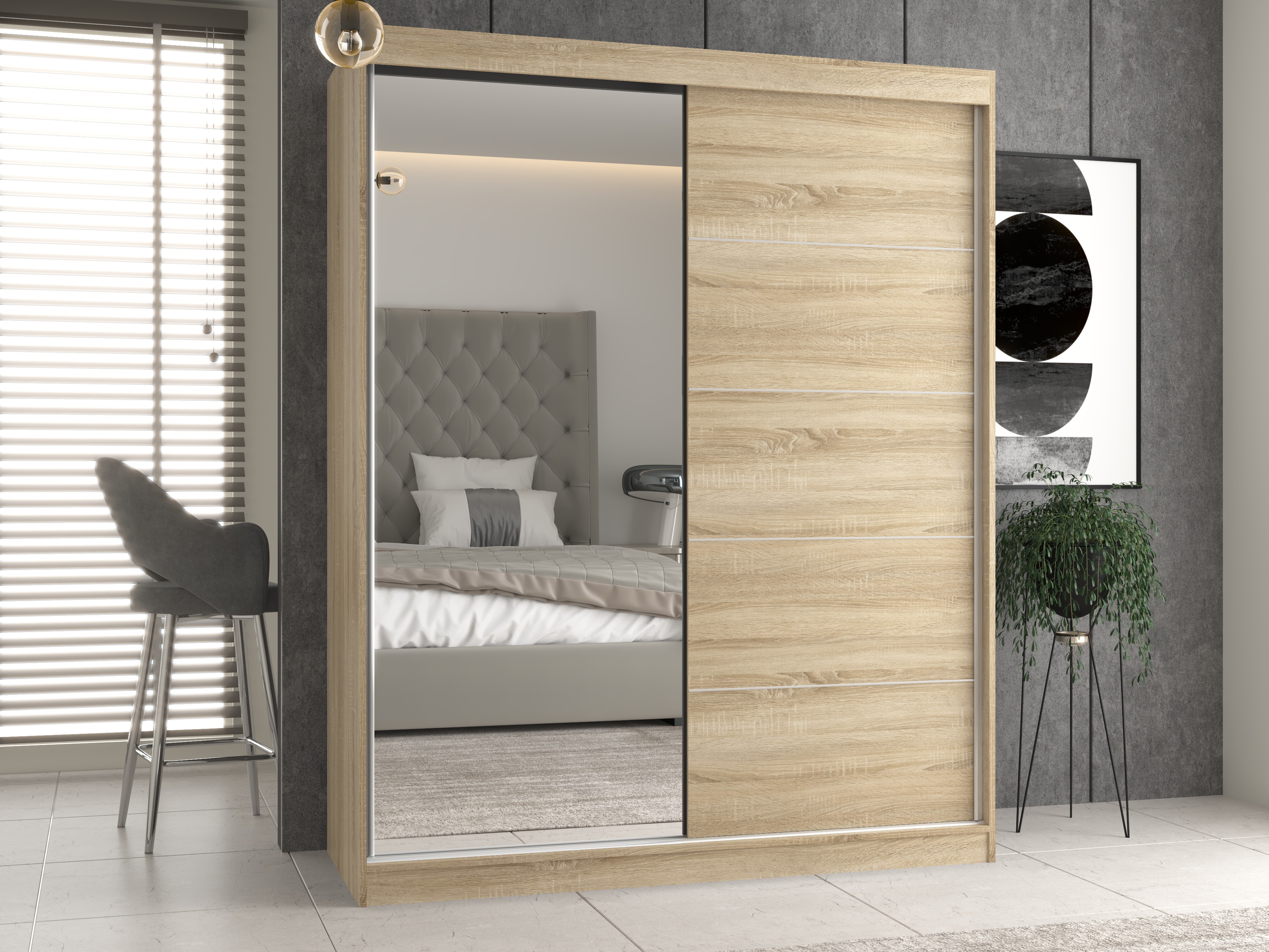 Гардероб Mandeville 389 (Сонома дъб)