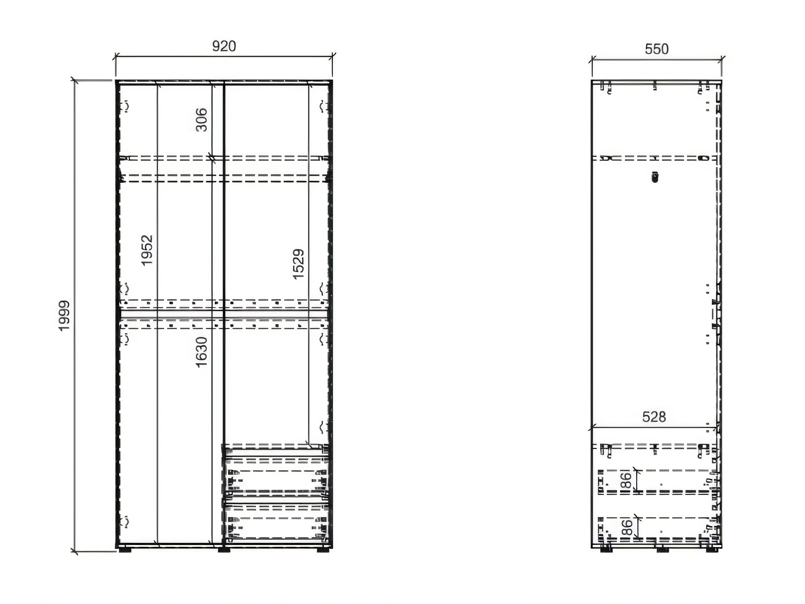 Гардероб Elbteni 109