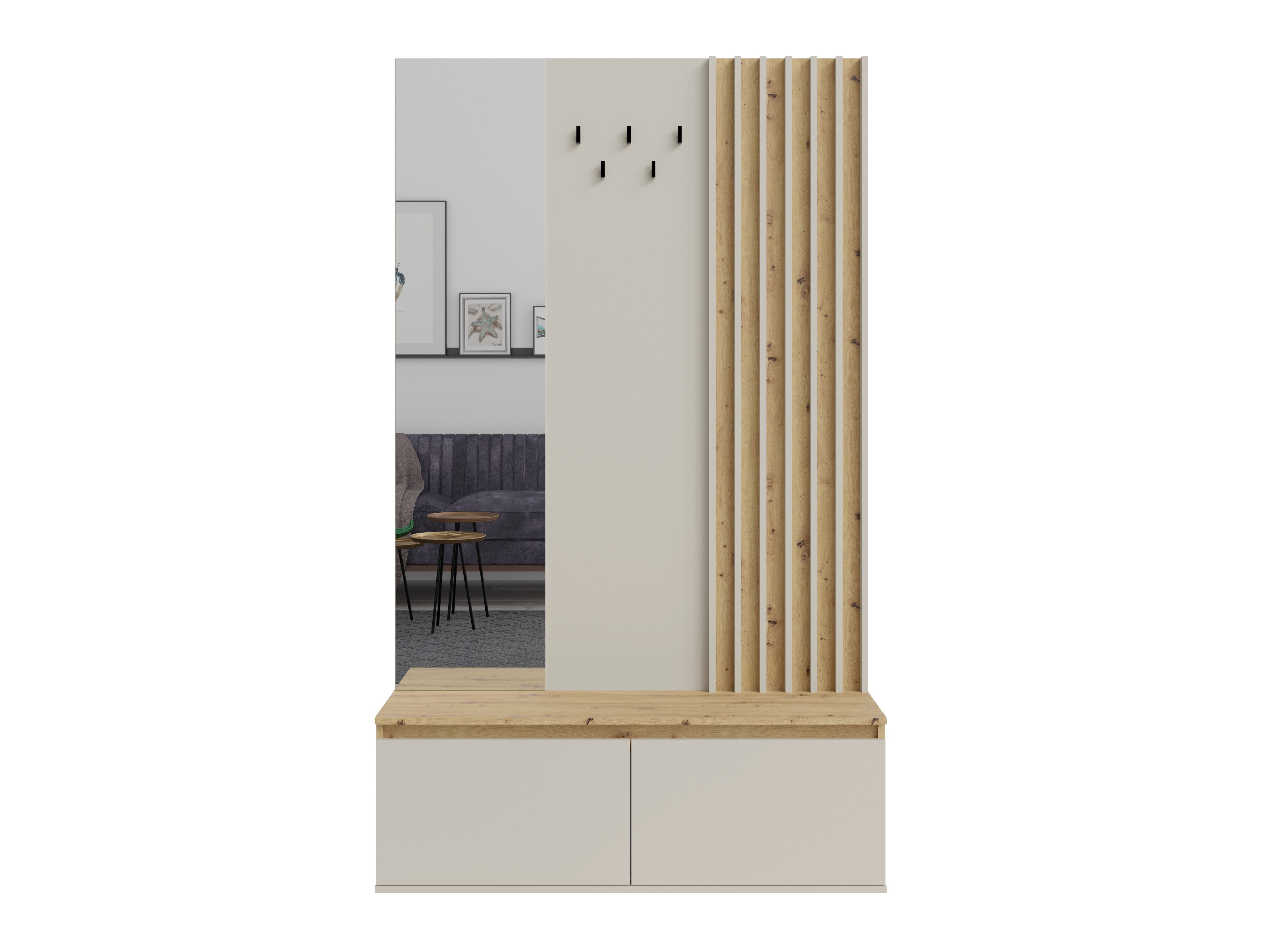 Комплект за антре Baytown 216 (Artisan дъб + Кашмир)