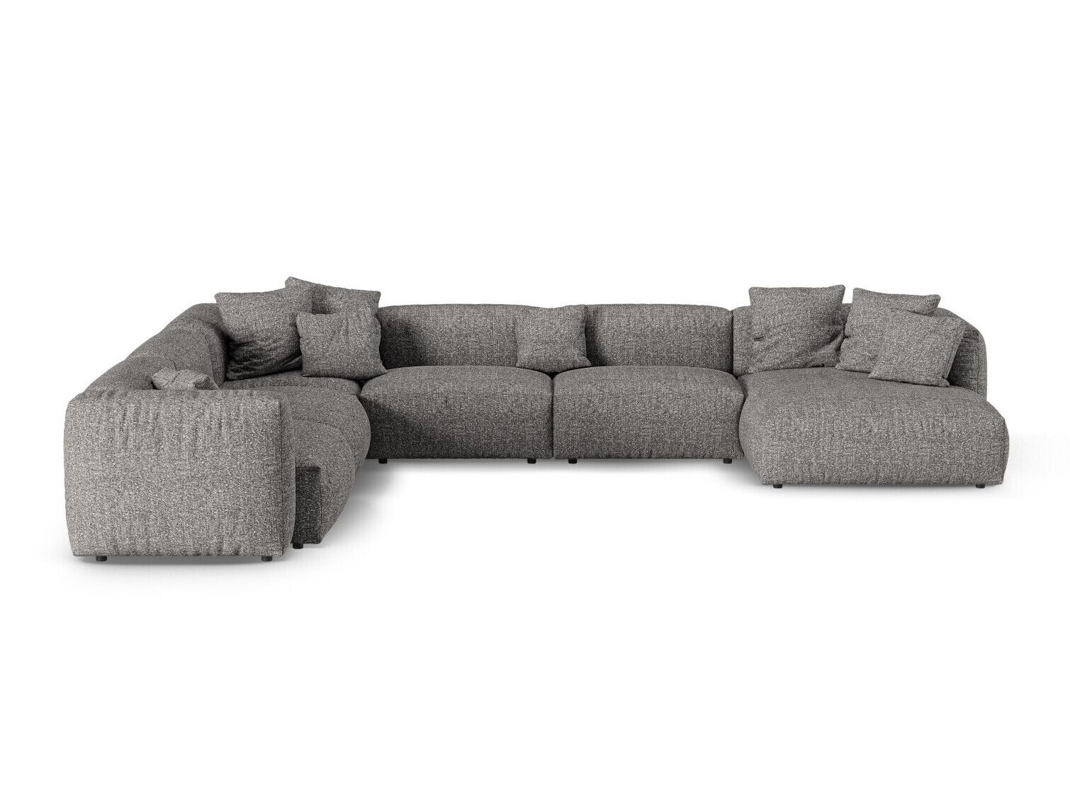 Модулен ъглов диван Sorcoro 133 (Monet Graphite)
