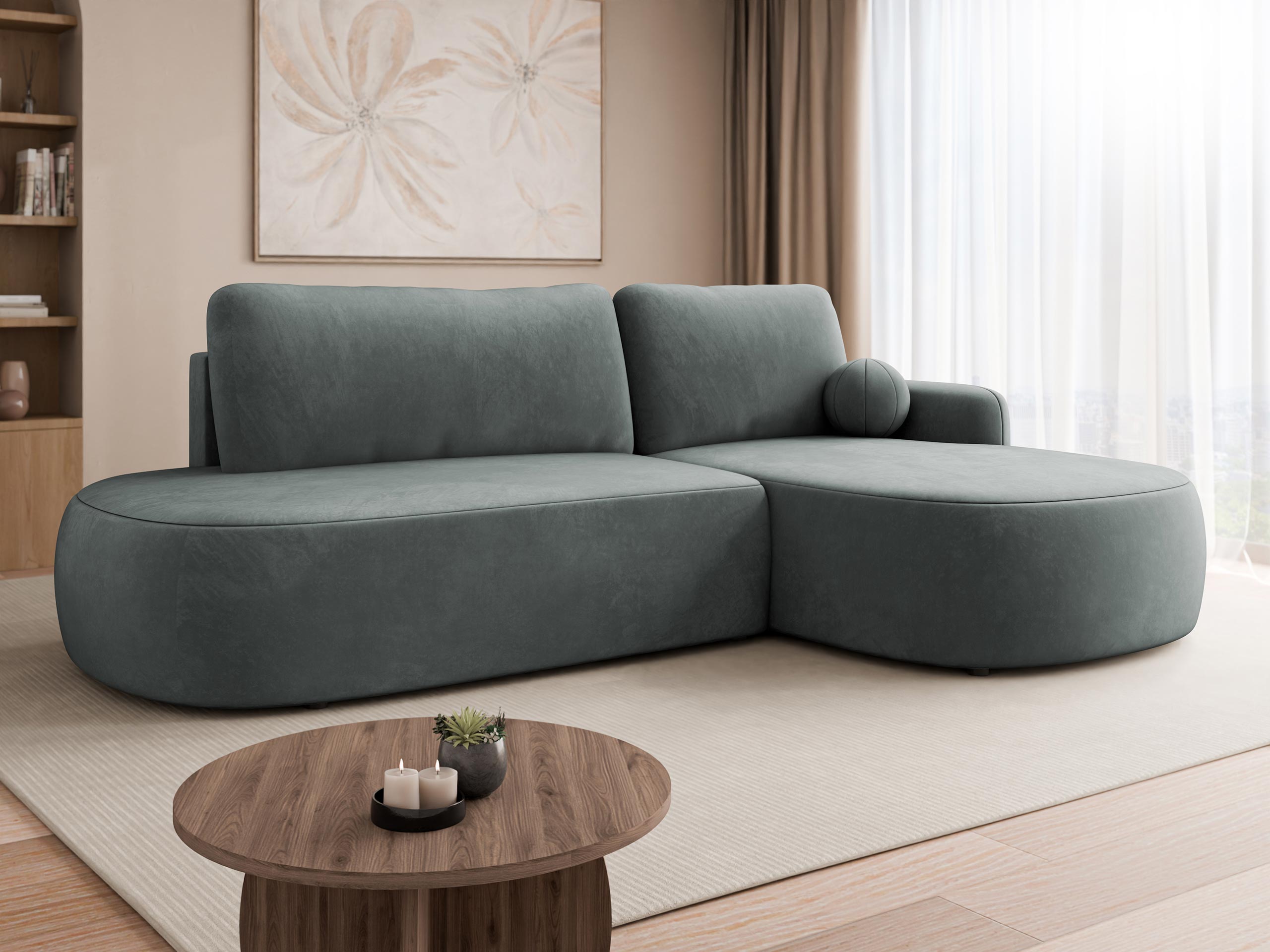 Ъглов диван Comfivo Popis I (Magic Velvet 2217)