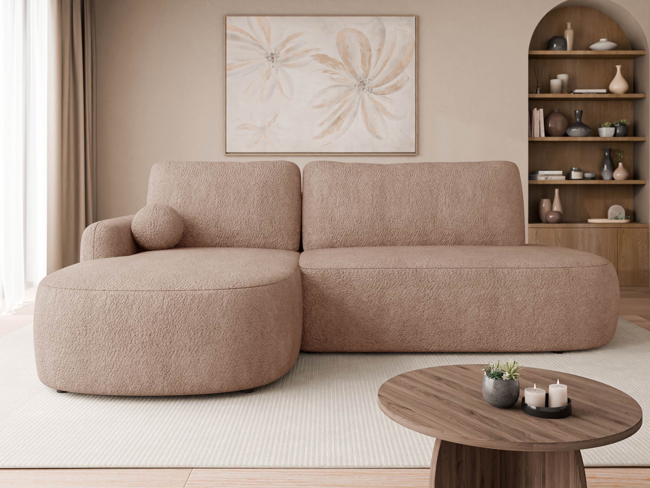 Ъглов диван Comfivo 601 (Coral 45)