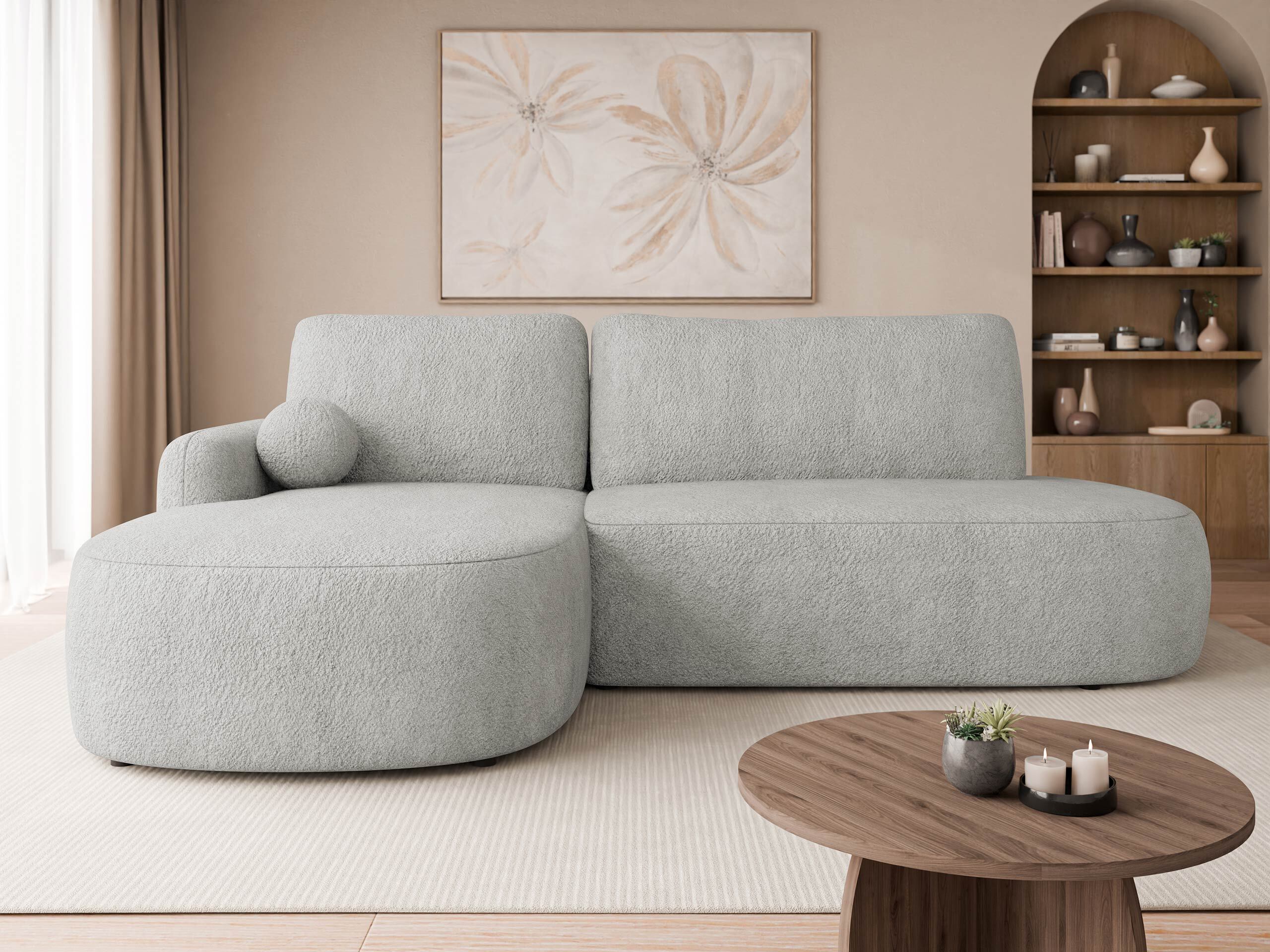 Ъглов диван Comfivo 601 (Coral 75)