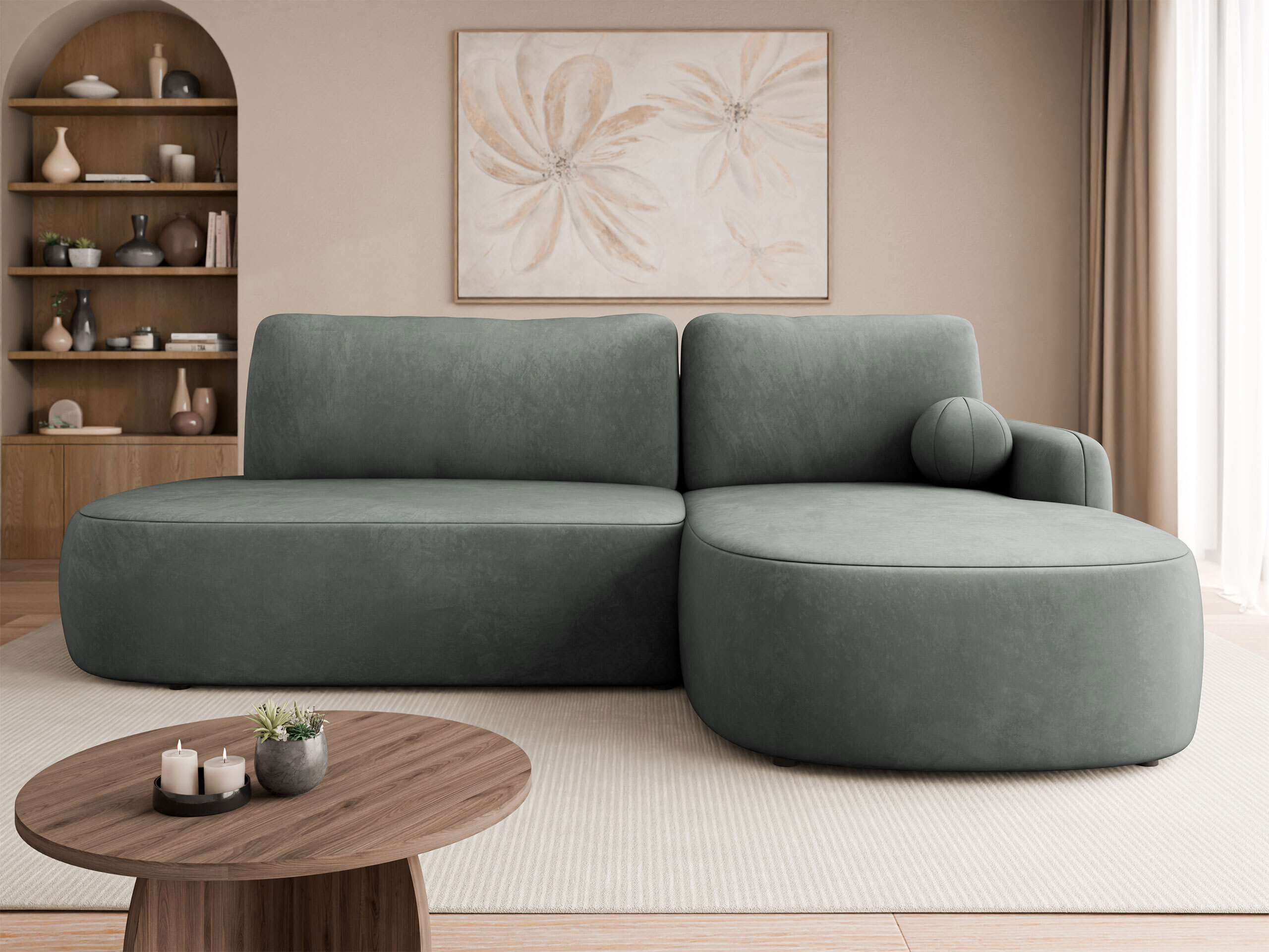 Ъглов диван Comfivo Popis I (Magic Velvet 2217)