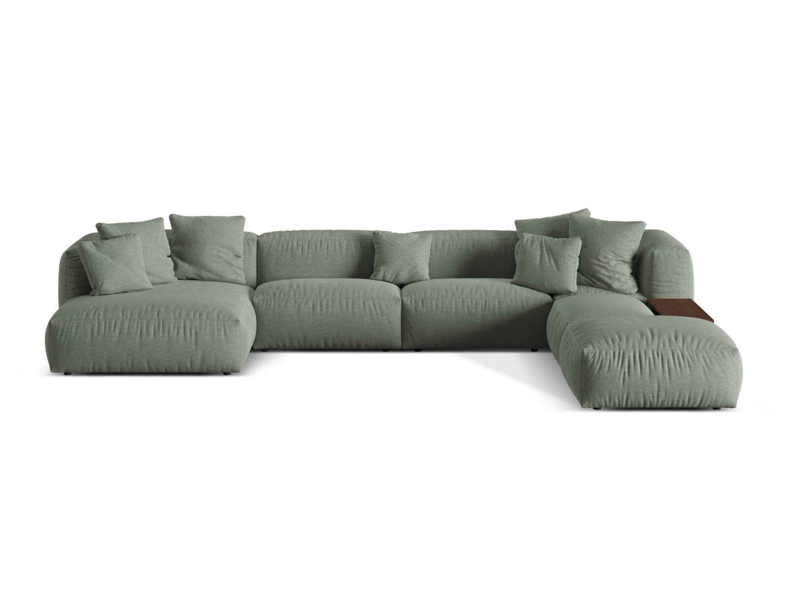 Модулен ъглов диван Sorcoro 124 (Boston Water Green)
