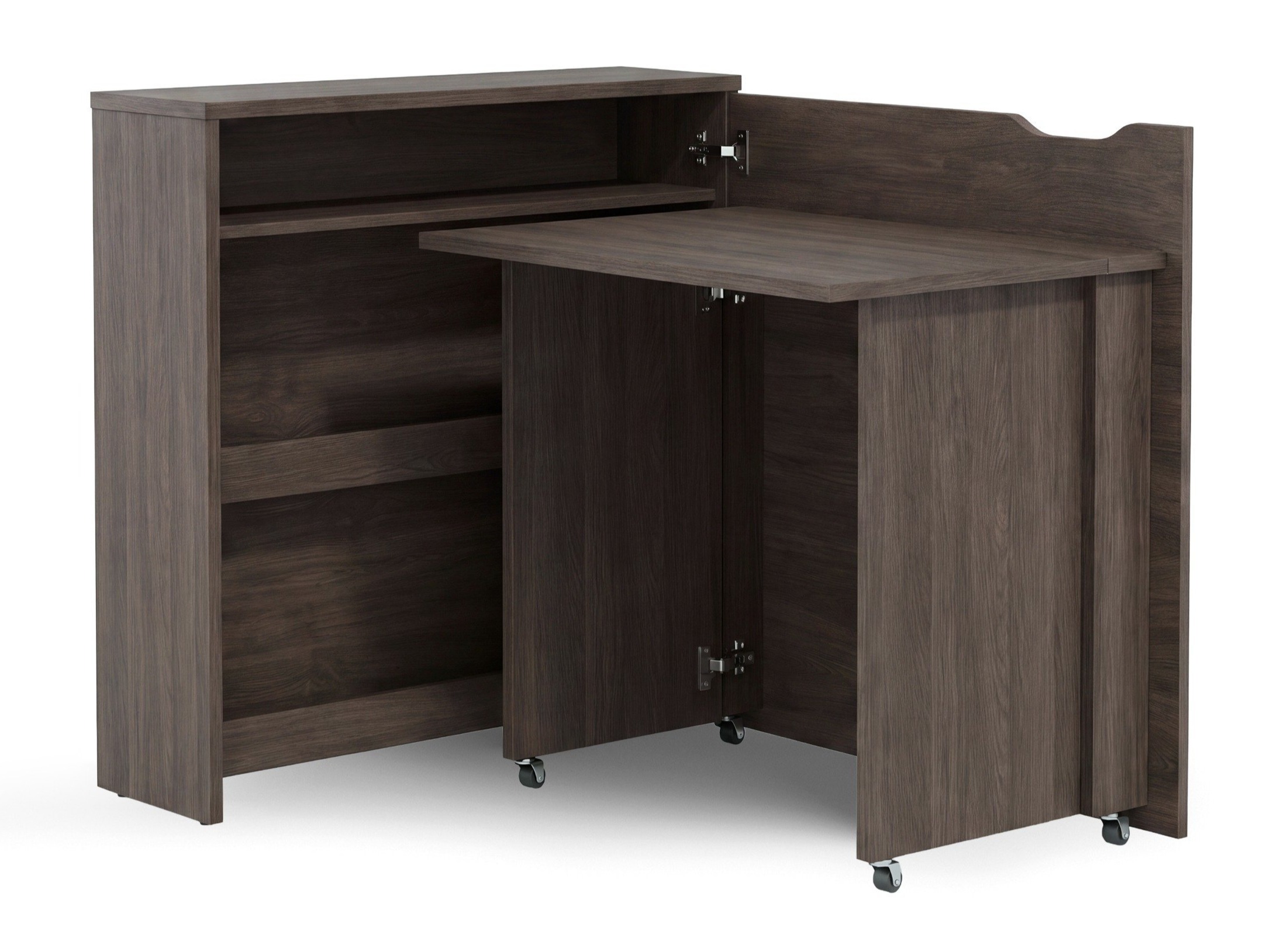 Ъглово офис бюро Concept Lenart II (Тъмен дъб)
