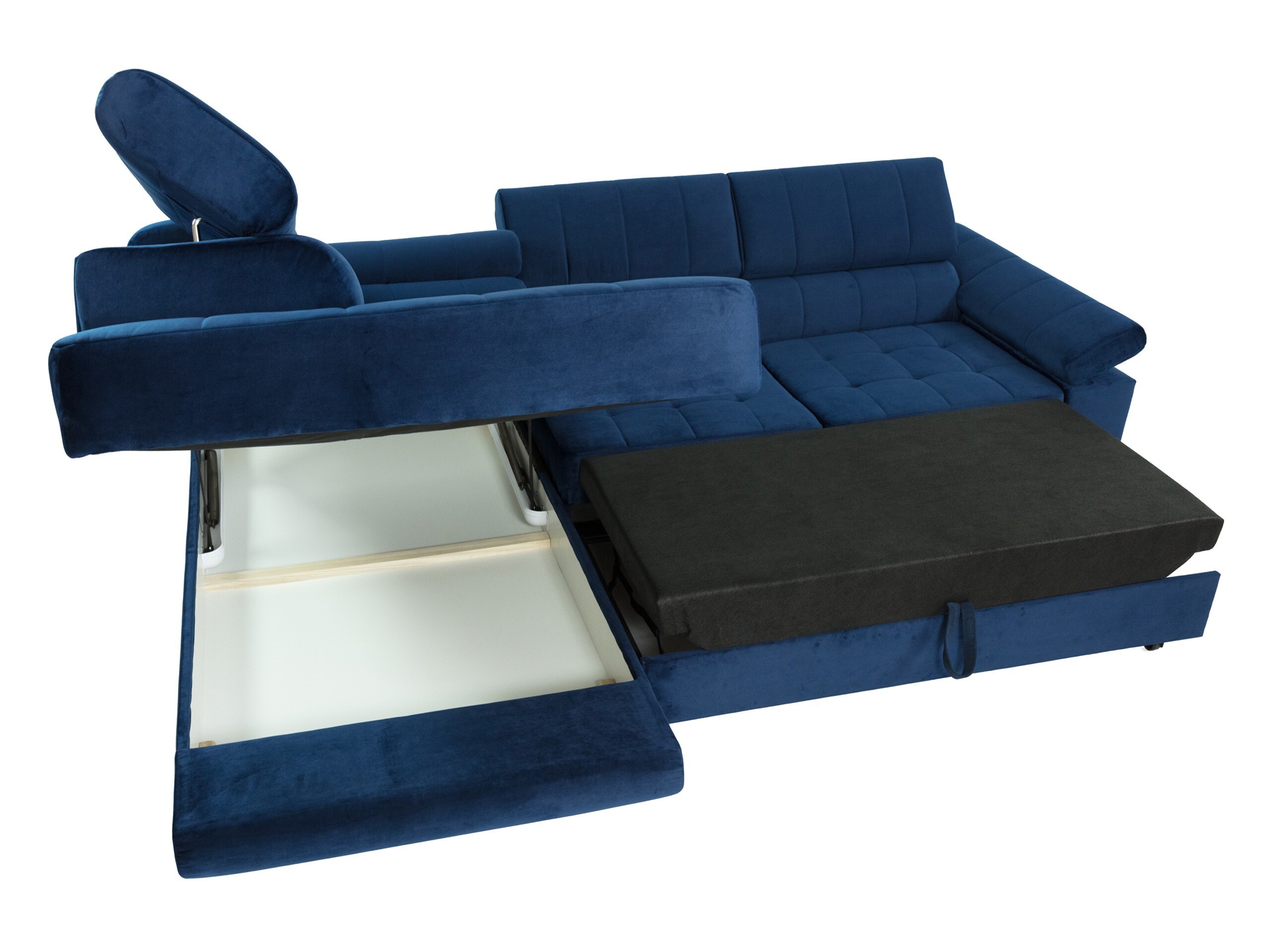 Ъглов диван Comfivo Agnus (Spirit Black)