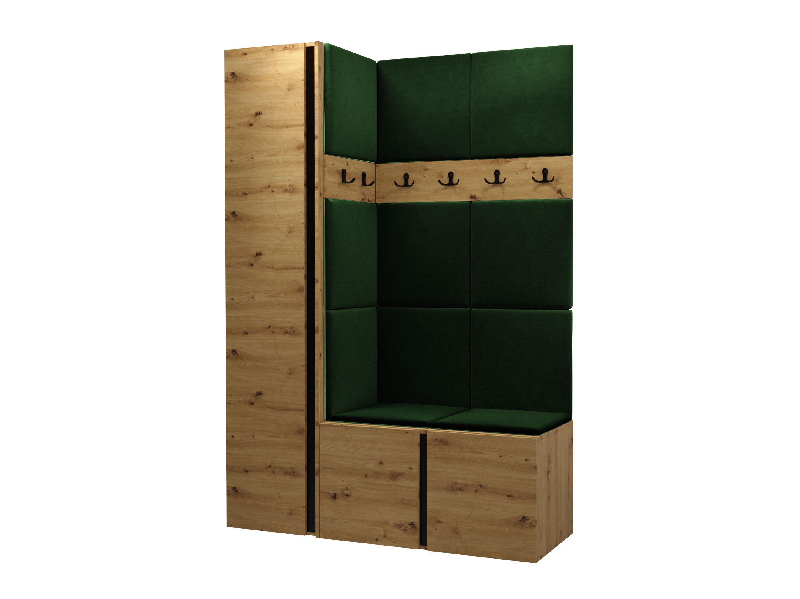 Комплект за антре Pinis IX (Artisan дъб)