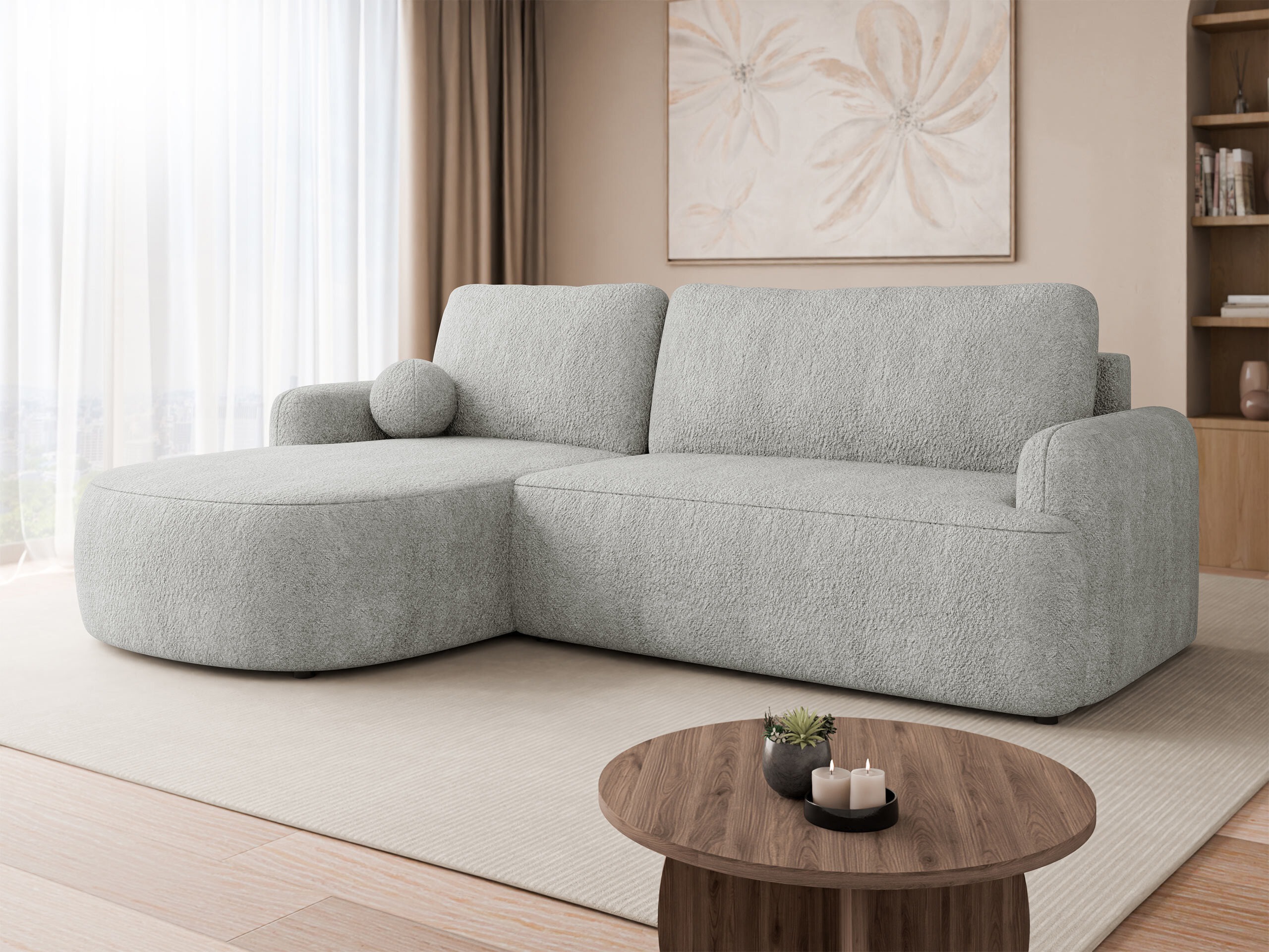 Ъглов диван Comfivo Popis (Coral 75)