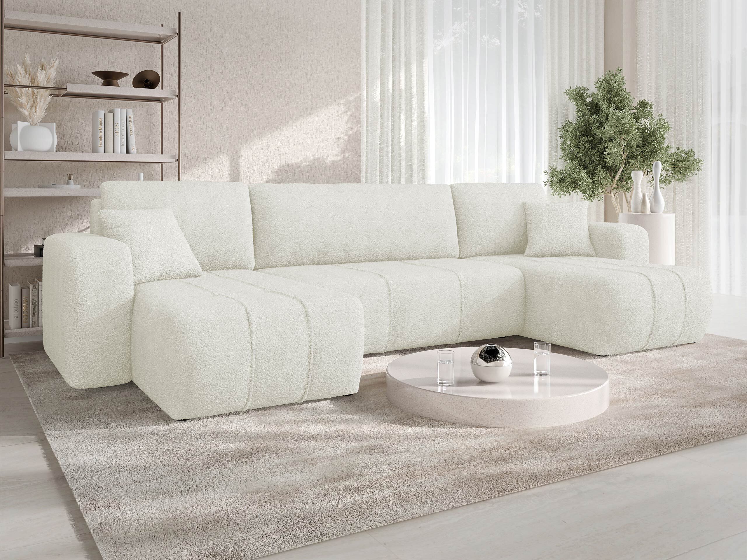 Ъглов диван Comfivo Laurus II (Coral 15)