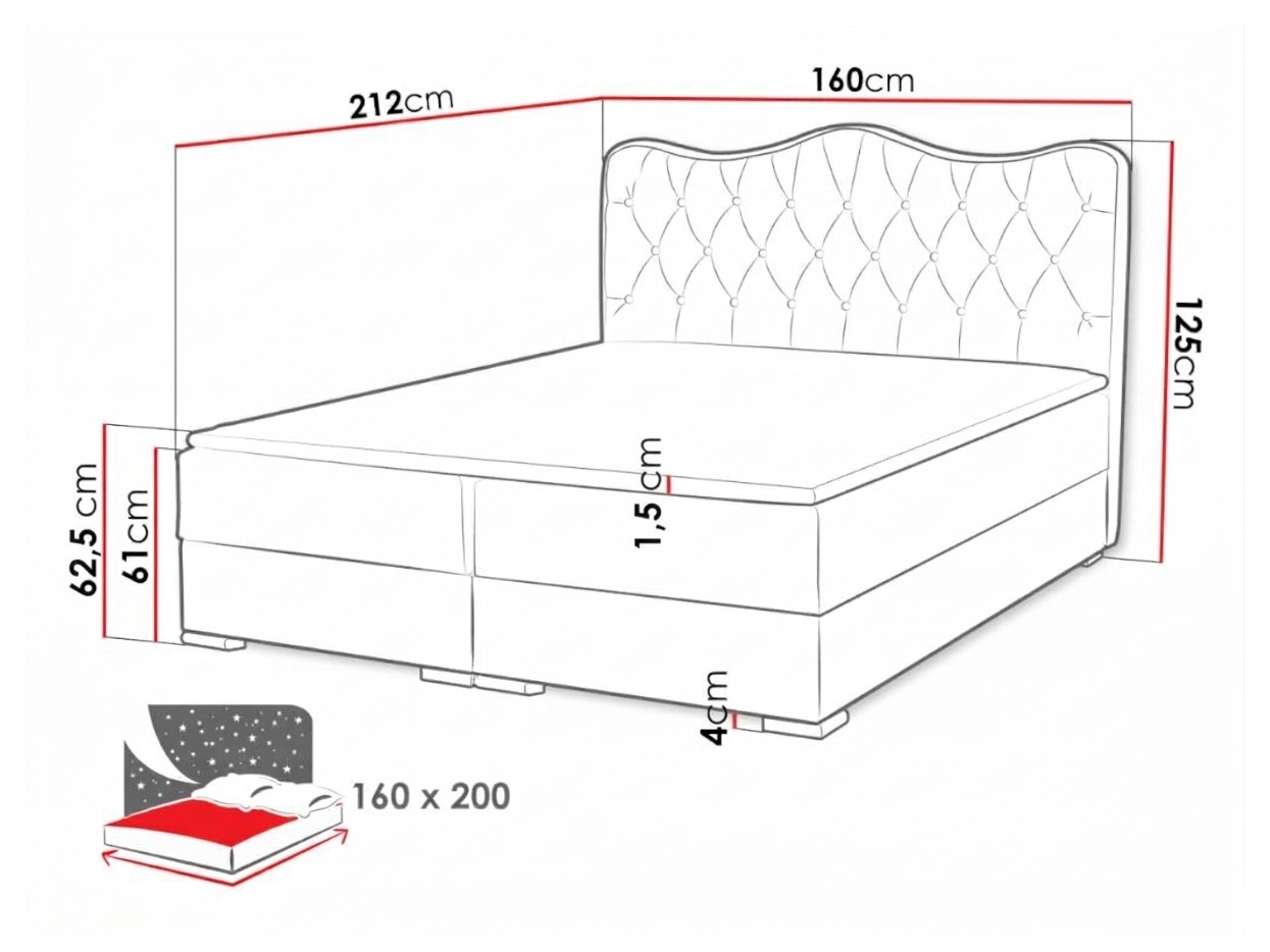 Континентално легло Tectum (Soft 010A)