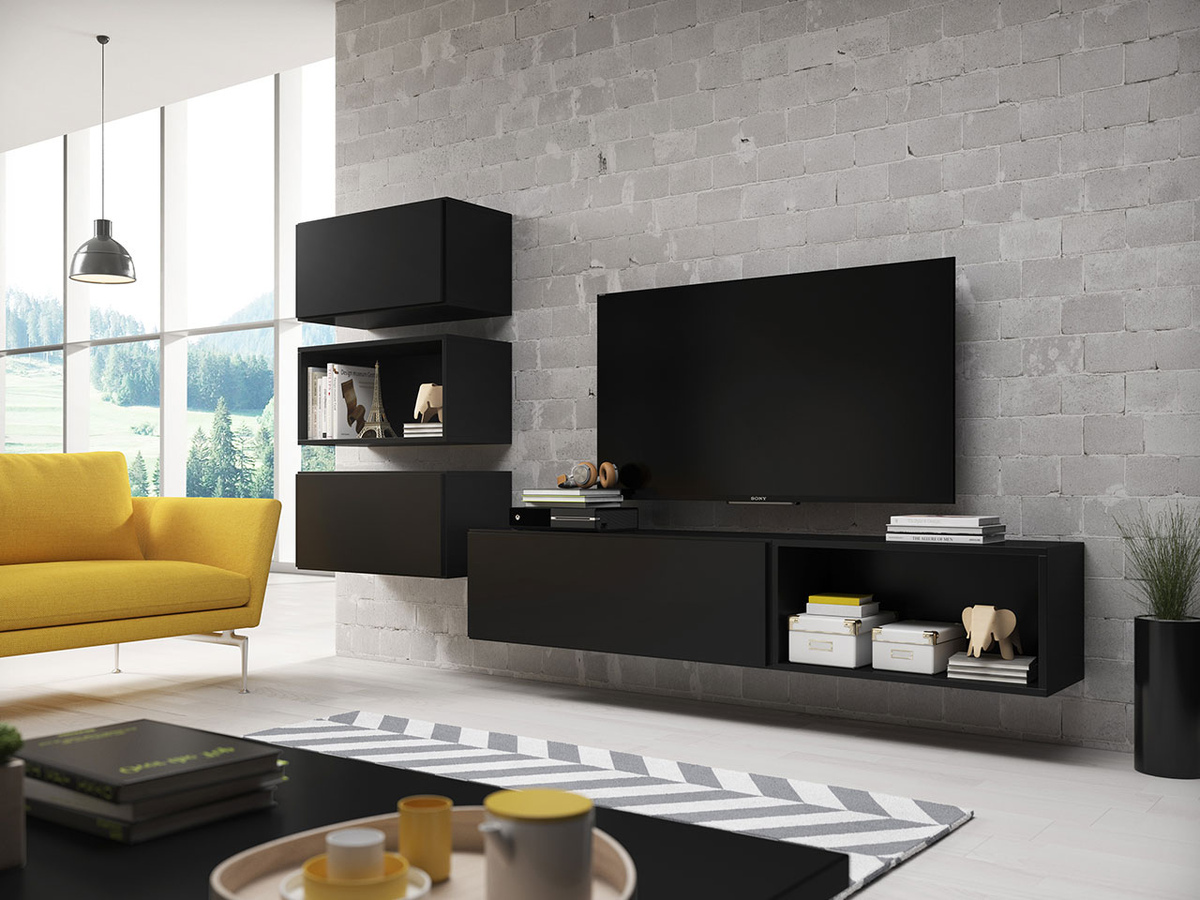 Комплект за хол Corbele 109 (Черен)