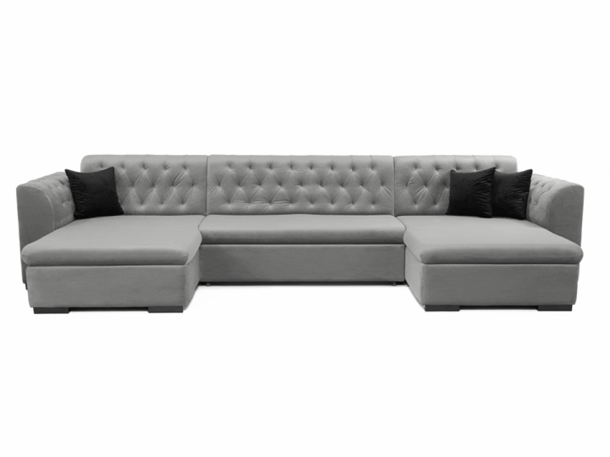 Chesterfield ъглов диван Comfivo 255 (Magic Velvet 2219 + Magic Velvet 2217)
